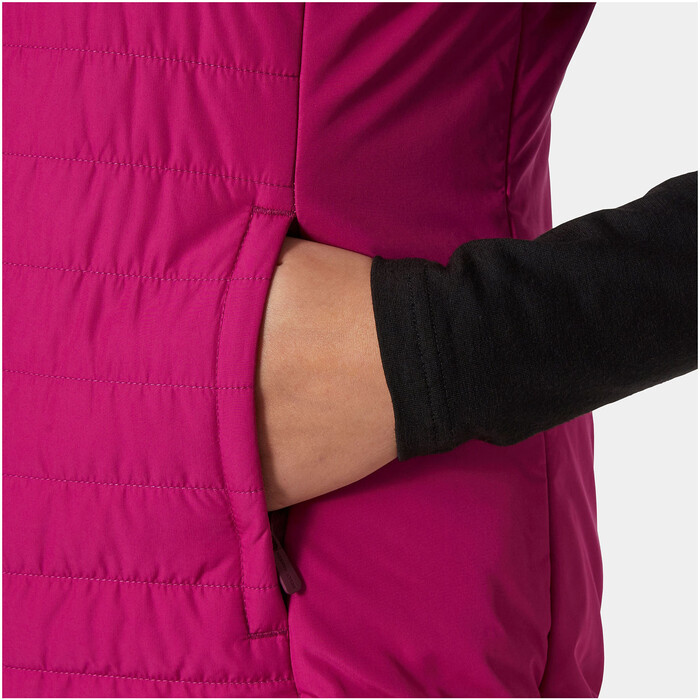 Helly Hansen Frauen Crew Insulator 2024 Weste 2.0 30240 - Magenta 2.0